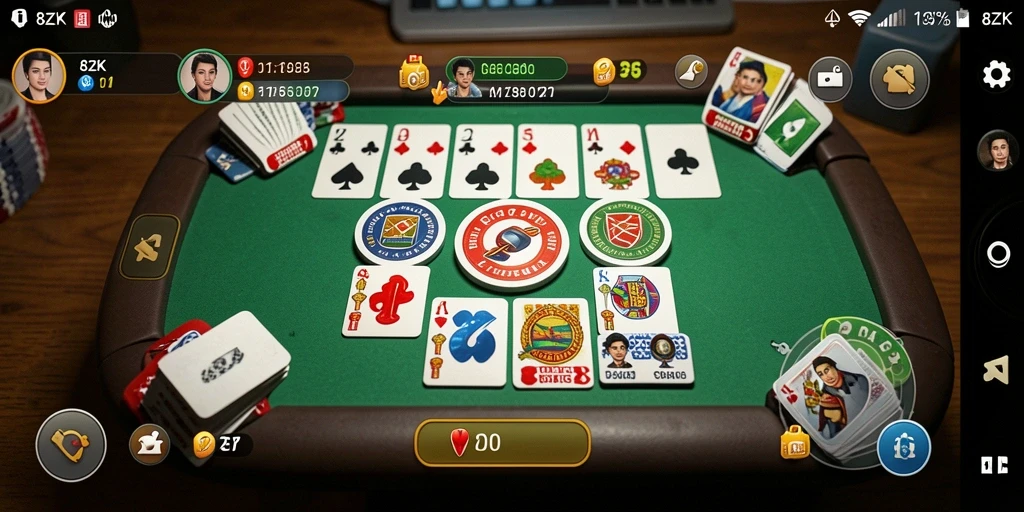 Screenshot gameplay Gaple yang menarik dan seru di 8ZK.