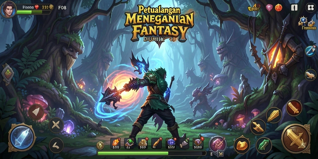 Tampilan menarik dari gameplay F08 yang penuh petualangan.