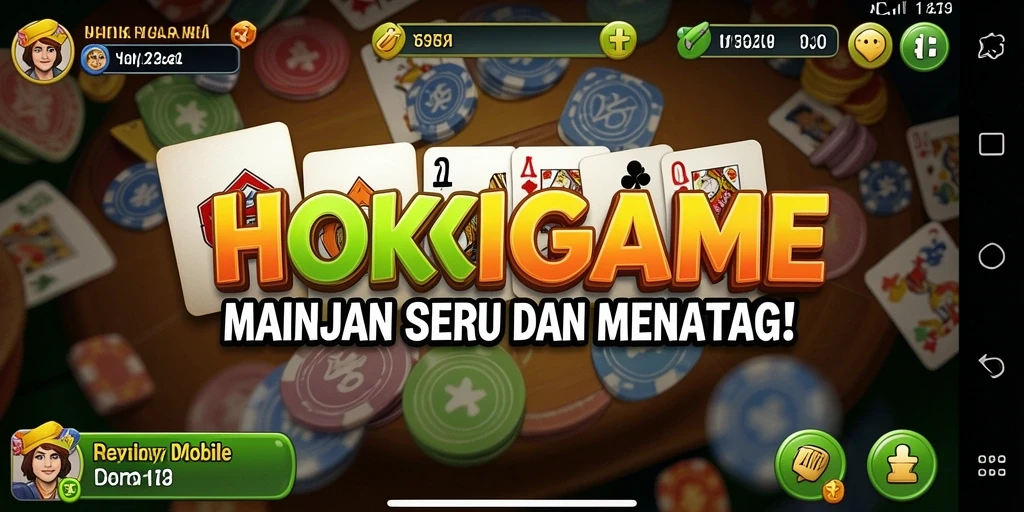 Screenshot gameplay seru HOKIGAME dengan pemain aktif.