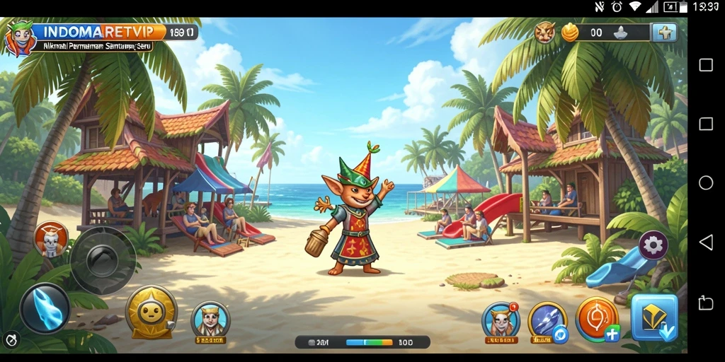 Tampilan gameplay seru dan interaktif dari INDOMARETVIP.