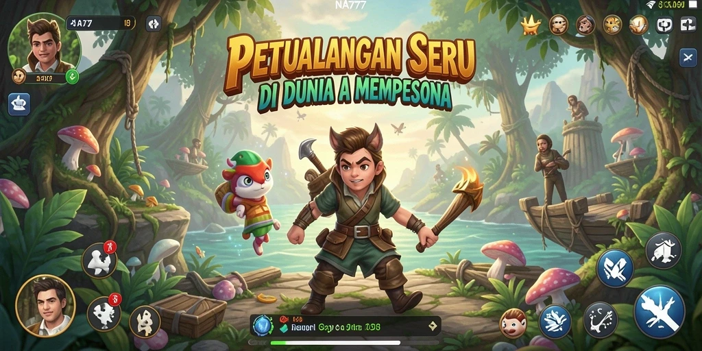 Gameplay mengesankan dengan berbagai petualangan seru di NA777.