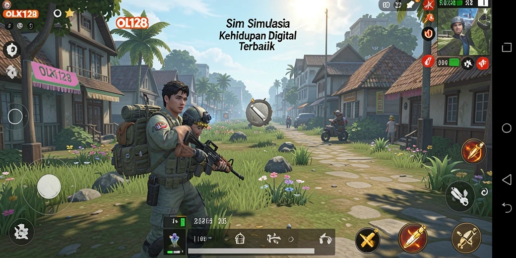 Tampilan gameplay OLX128 yang menarik dan interaktif.