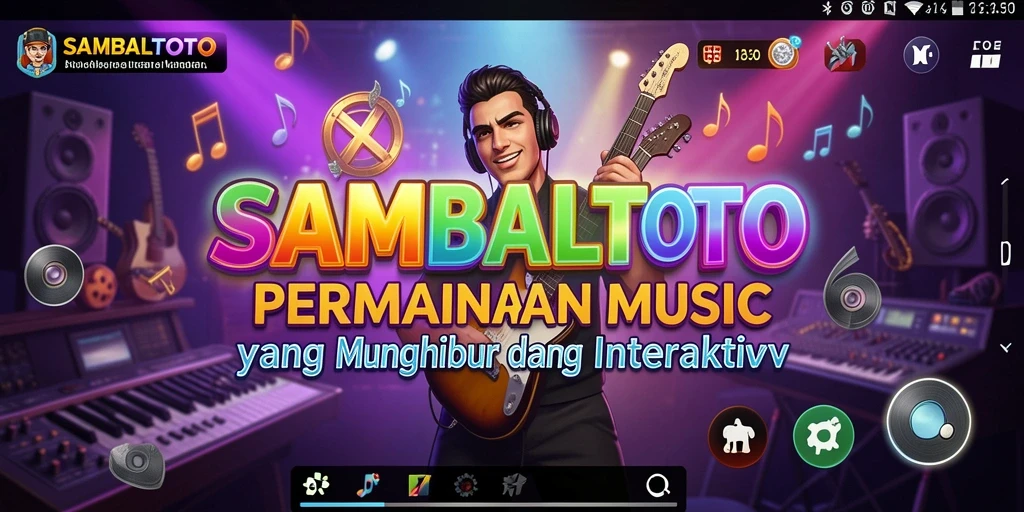 Tampilan gameplay menarik dalam SAMBALTOTO dengan berbagai pilihan lagu.