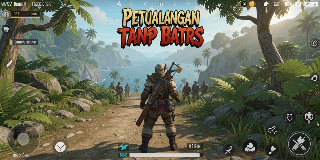 Menampilkan momen menegangkan dari eksplorasi dunia Open World.